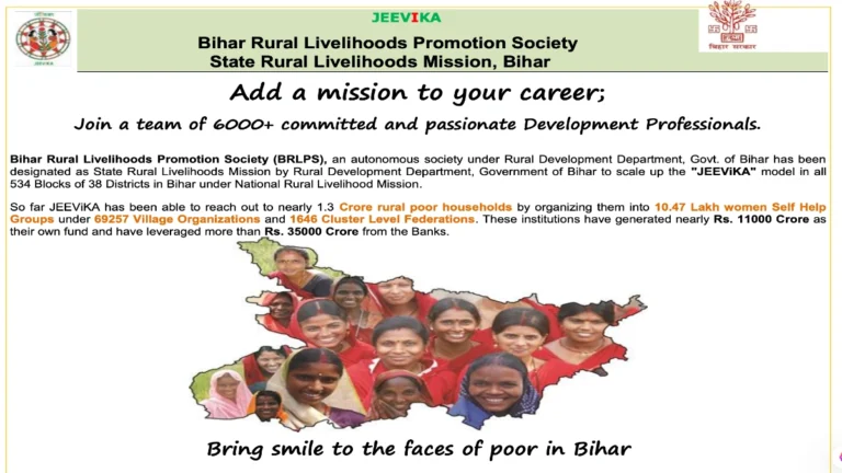 Bihar BRLPS Recruitment 2025