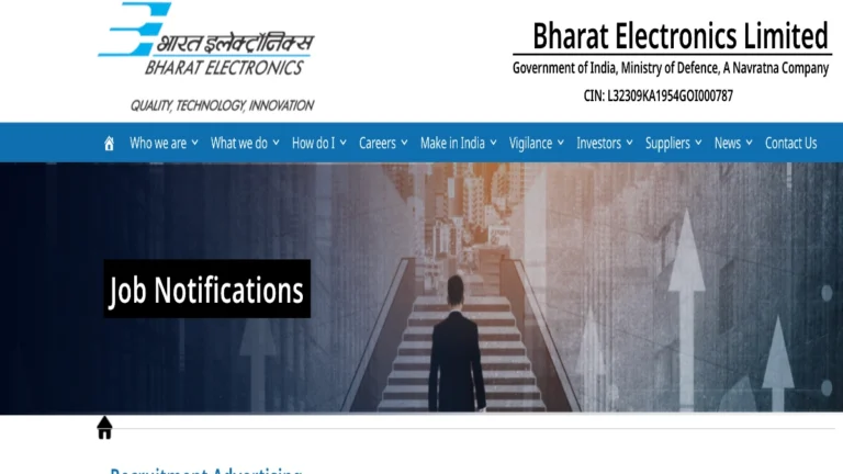 BEL Trainee Engineer Recruitment