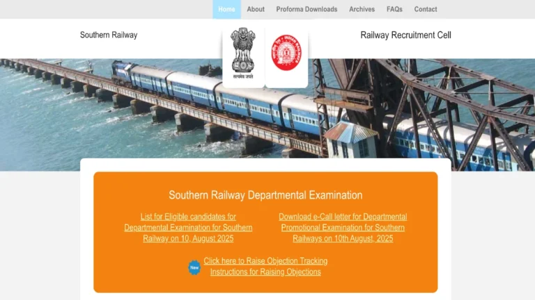 RRC SR Sports Quota Recruitment 2025